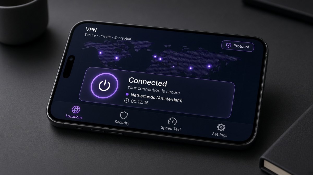 快连 APP 统计与分析界面示意